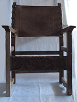 Restauración de un sillón frailero